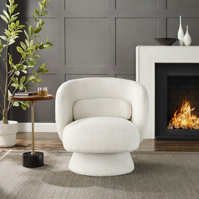 Saboor 30.7" Swivel Accent Chair