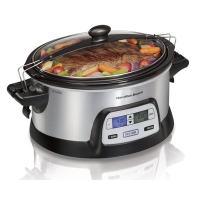 Hamilton Beach FlexCook Stay or Go 6-Quart Programmable Slow Cooker