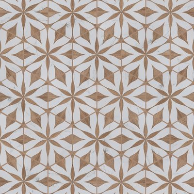 Llama Flower Loire Porcelain Floral Look Tile