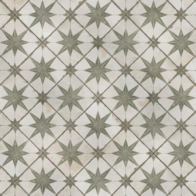 Kings 18" x 18" Ceramic Patterned Tile