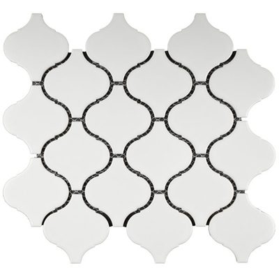Arabesque Matte Porcelain Mosaic Tile