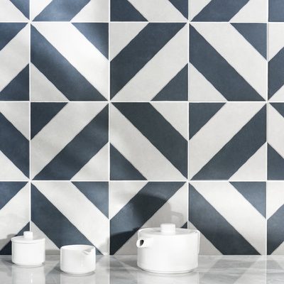 Ava Diagonal 9" x 9" Porcelain Tile