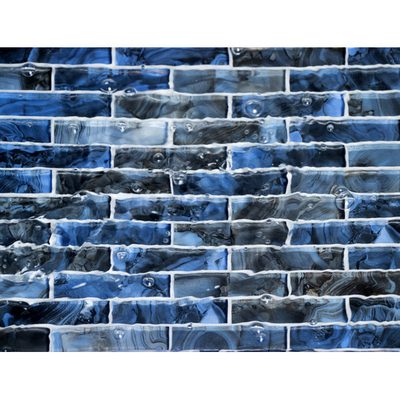 Impressions 1" x 4" Glass Mosaic Tile
