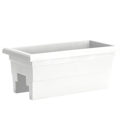 Kaysville Plastic Rectangular Railing Planter