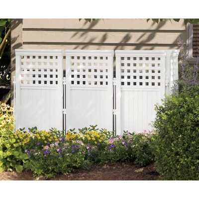 Suncast 92.5" x 24" Resin Outdoor Privacy Screen