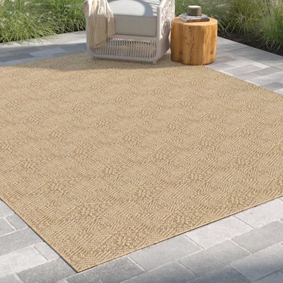 Roselyn Geometric Indoor/Outdoor Patio Rug
