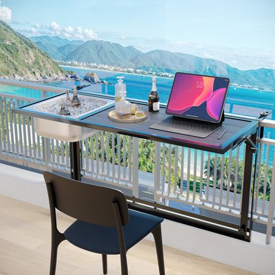 Leisu 39.4" Balcony Folding Patio Table