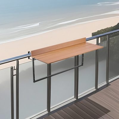 39" Balcony Hanging Railing Bar Table