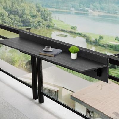 Balcony Hanging Railing Bar Table