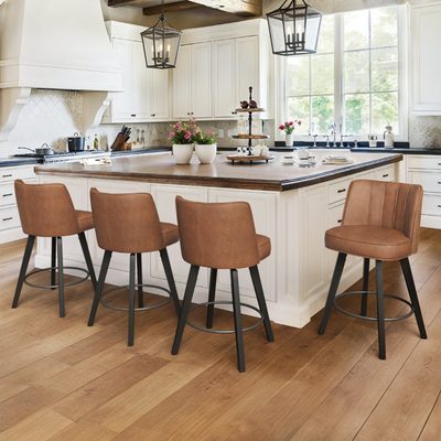 Malling 26" Upholstered Swivel Stool