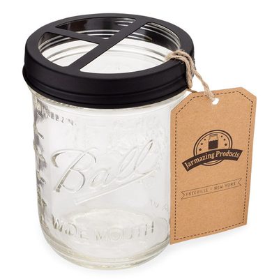 Jarmazing Mason Jar Toothbrush Holder