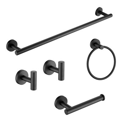 Ufine Wall-Mounted 5-Piece Stainless Steel Hardware Set