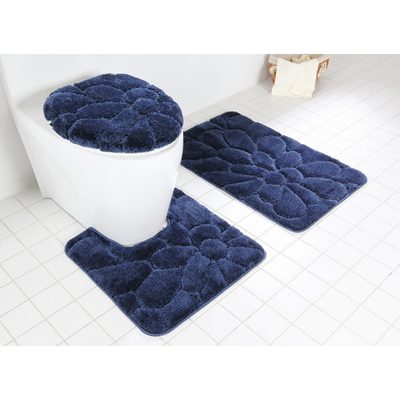 Chatteris Floral 3-Piece Bath Rug Set