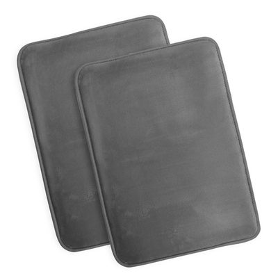 Steph Luxury Memory Foam Bath Rug Set with Non-Slip Backing