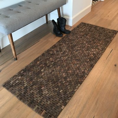 Emera Solid Wood Bath Mat