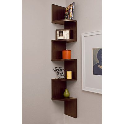 Saveliy 5-Tier Corner Wall Shelf