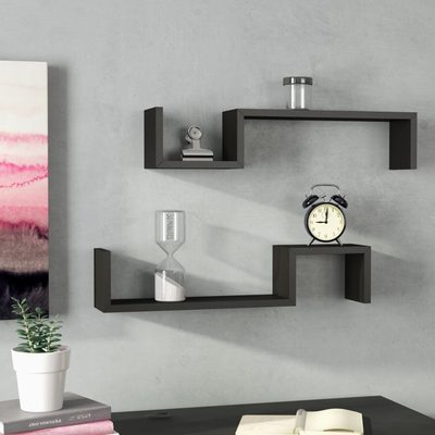 Taylorsville Asymmetrical Floating Shelves