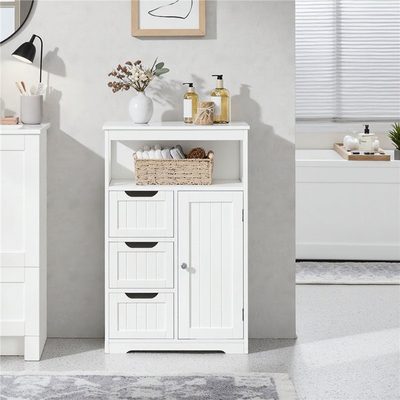 Brigit Free-Standing Bathroom Cabinet with Drawers
