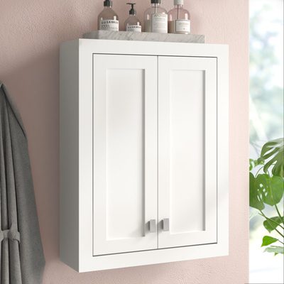 Higuera Solid Wood Wall-Mounted Bathroom Cabinet