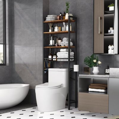 Agassiz Metal Adjustable Over-the-Toilet Storage