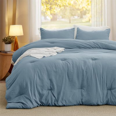 Bedsure Reversible Prewashed Comforter Set