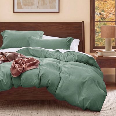 Bedsure Prewashed Microfiber Duvet Cover Set