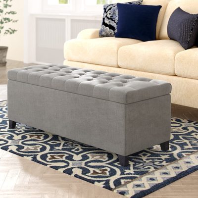 Maniscalco Tufted Flip-Top Storage Bench