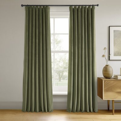 Olivia Velvet Blackout Curtain Panel