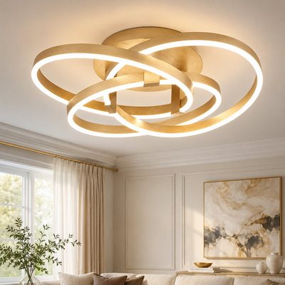 Arlyss 23.2" 3-Light Integrated LED Semi-Flush Mount