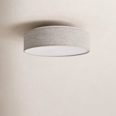 Armande 15" Linen LED Flush Mount
