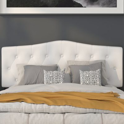 Ciriaca Arched Button Tufted Upholstered Headboard