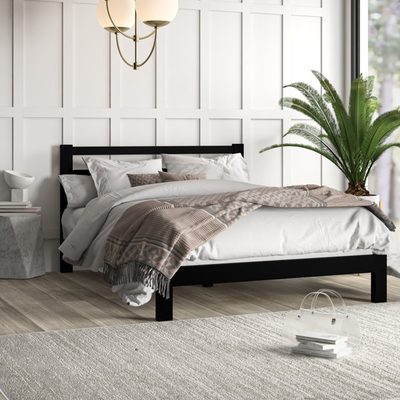 Camea Contemporary Modern Metal Platform Bed