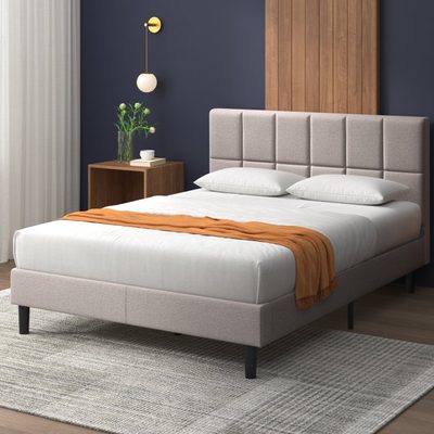 Suhavi Tufted Upholstered Platform Bed