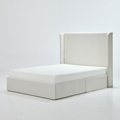 Carmen Upholstered Wingback Bed