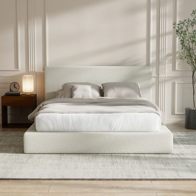AirFrame Cloud Upholstered Platform Bed with Headboard
