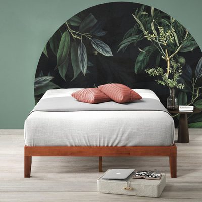 Aristia Solid Wood Low Profile Platform Bed