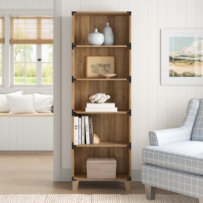 Nguyen 71 Inch Farmhouse Standard Bookcase