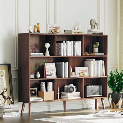 Jaen Solid and Manufactured Wood Cube Bookcase