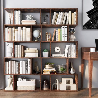 Rufio 62.5 Inch Geometric Bookcase