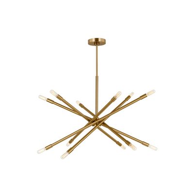 12-Light Dimmable Sputnik Chandelier
