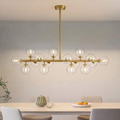 Jewellia 39.4" 16-Light Iron Dimmable Sputnik Chandelier
