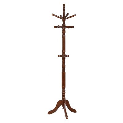 Marriott 11-Hook Freestanding Coat Rack, Tobacco