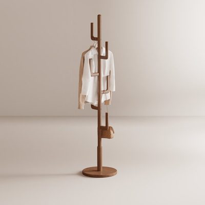 Casimir Cactus Solid Wood Coat Rack