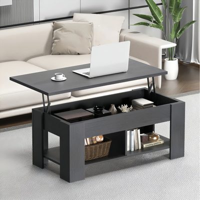 Sparta Lift-Top Expandable Coffee Table with Hidden Storage