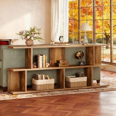 Kazmierski 71 Inch 3-Tier Console Table