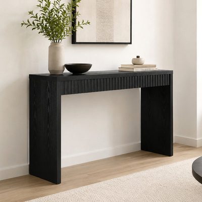 Allegonda Fluted Entryway Console Table