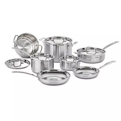 Cuisinart MultiClad Pro Triple-Ply 12-Piece Cookware Set