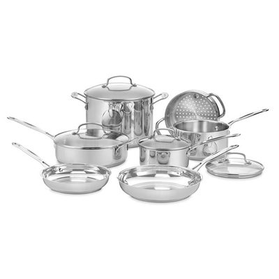 Cuisinart Chef's Classic 11-Piece Stainless Steel Cookware Set