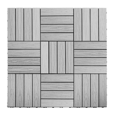 NewTechWood UltraShield Naturale 12" Composite Interlocking Deck Tiles