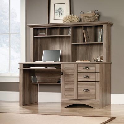 Deniece Computer Desk with Hutch